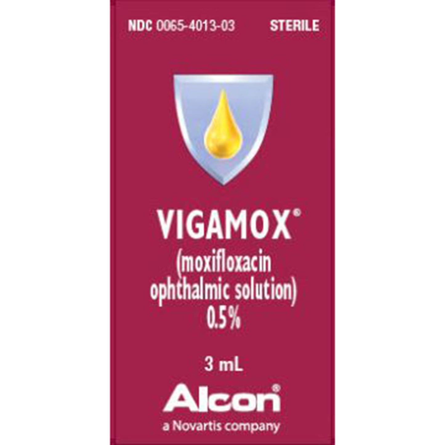 VIGAMOX (moxifloxacin hydrochloride Eye Drops) 0.5% as base - 5ml