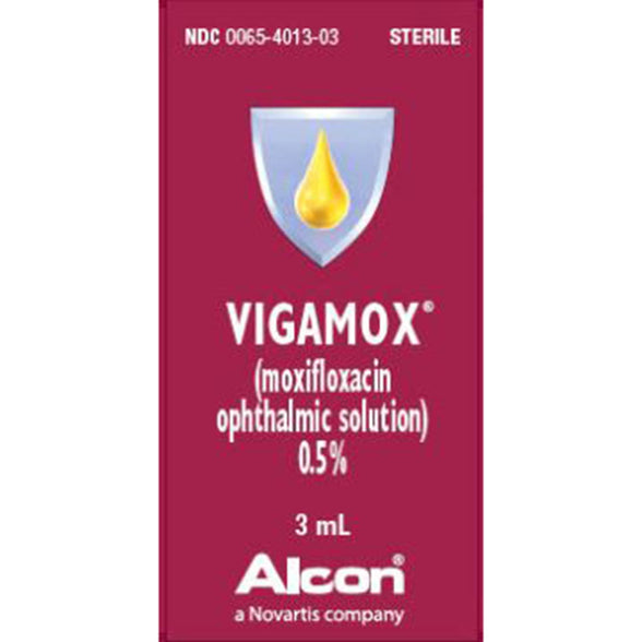 VIGAMOX (moxifloxacin hydrochloride Eye Drops) 0.5% as base - 5ml