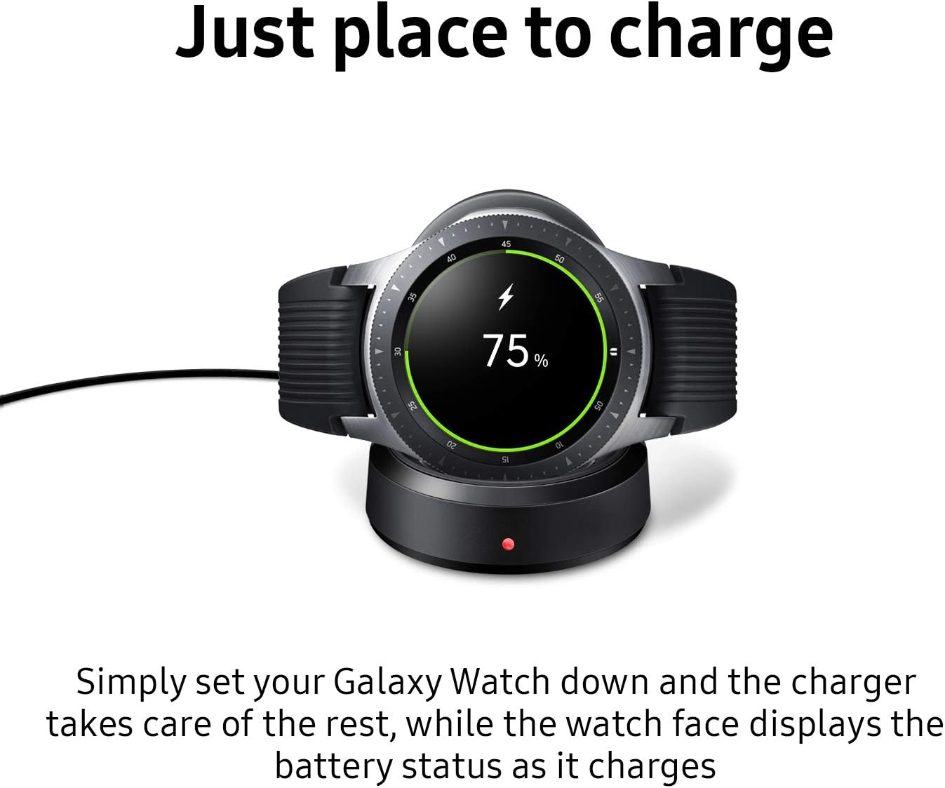 Samsung Galaxy Watch Sleep Monitor Bluetooth 42 mm - Midnight Black (UK Version)