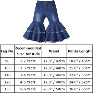 Little Girl's Double Icing Ruffle Leggings Pants Cotton Tights Active Trousers, 1-2 Years