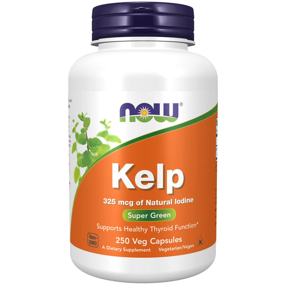 Now Foods - Kelp Caps Green Superfood 325 Mcg. 250 Vegetarian Capsules 49593