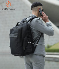 ah arctic hunter Backpack Office Travel Laptop Bag for Men 45L Large Backpack with 17-Inch Laptop Pocket Durable Padded Preminum Business Backpack with Multiple Pockets Smart Multi-function Bag