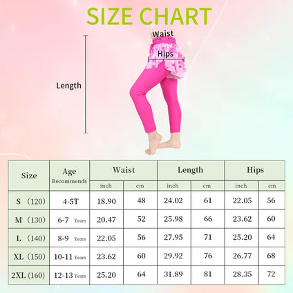 MODAFANS Girls Flowy Butterfly Shorts Leggings Athletic 2 in 1 Running Tennis Skirt Pants Cheer Fitness Sport Activewear