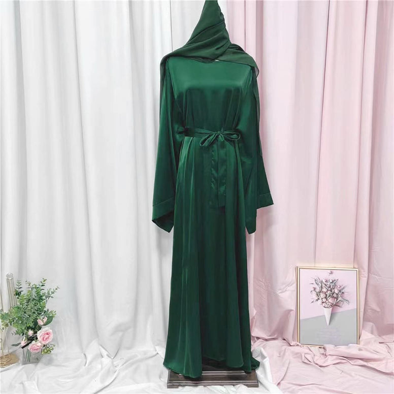 Abayas for Women Muslim Dress, Eid Ramadan Modest Prayer Clothes Islamic Arabic Kaftan Maxi Middle East Robe