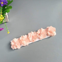 Flower Crown Baby Headbands 2 Pcs Newborn Floral Birthday Headbands for 4-24 Months