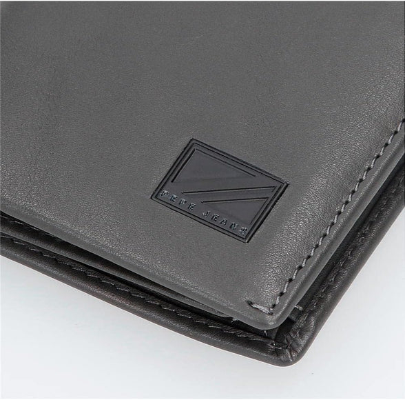 Pepe Jeans Chief, Men's Wallet Travel Accessory, Grey, Única, Vertical Portfolio, Grey, Única, Vertical Portfolio