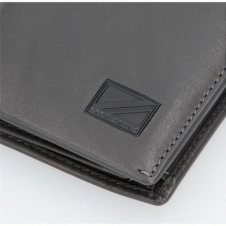 Pepe Jeans Chief, Men's Wallet Travel Accessory, Grey, Única, Vertical Portfolio, Grey, Única, Vertical Portfolio