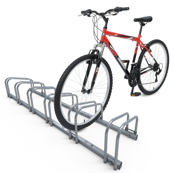 VOUNOT 6 Bike Stand Floor or Wall mounted bike rack for garage Bicycle Parking rack Cycle Storage Locking Stand