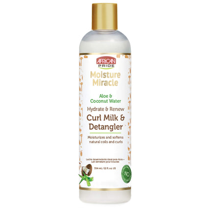 Afr. Pride Moisture Miracle Milk & Detangler 12oz