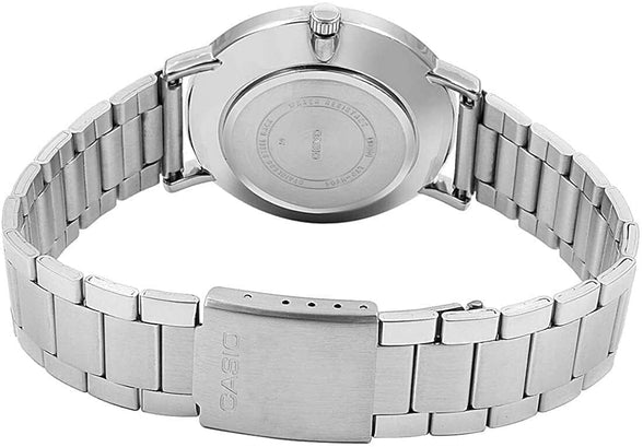 Casio Womens Quartz Watch, Analog Display and Stainless Steel Strap LTP-VT01D-1BUDF