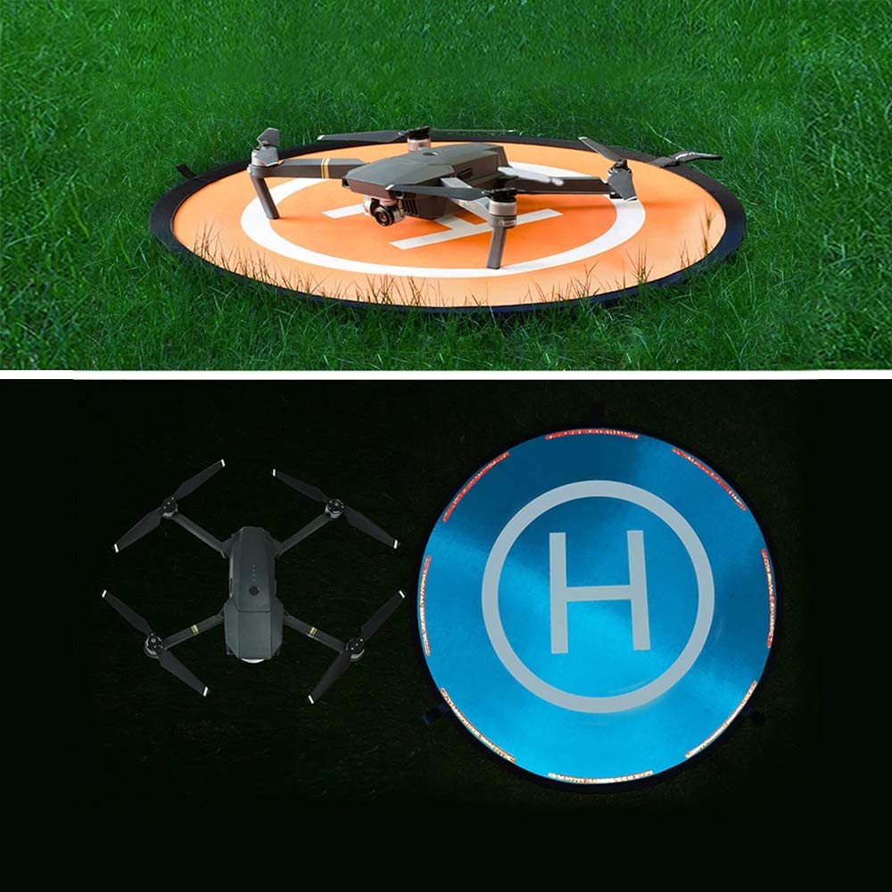 PGYTECH Foldable Drone Landing Pad, Helicopter Mini helipad compatible with Drones DJI MINI 3 Mavic 3 DJI Air 2S DJI Mini 2/ Mavic Air 2/ Mavic Mini/Mavic 2/DJI FPV/DJI Mavic Pro - 75cm