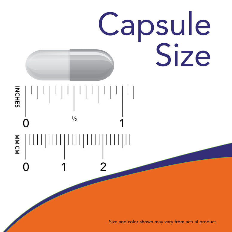 NOW L-Arginine 500 mg, 100 Capsules