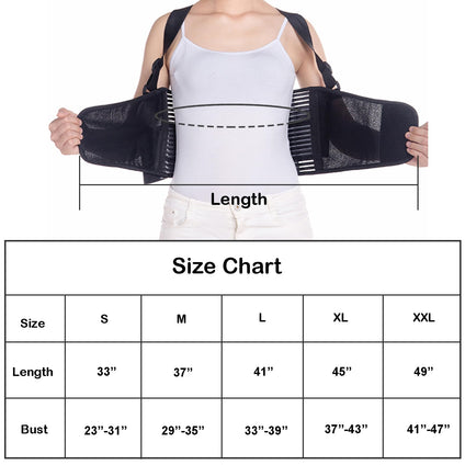 Rib Brace Chest Binder Belt for Men and Women, Breathable Rib Support Wrap for Cracked, Fractured or Dislocated Ribs Protection, Compression Rib Cage Brace for Bruised or Broken Ribs (Medium)