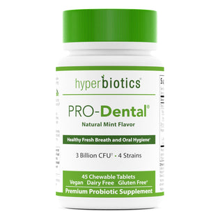 Hyperbiotics - Pro-Dental Probiotic Natural Mint 3 Billion Cfu 45 Chewable 150012
