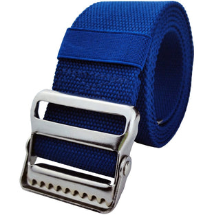 LAMBOX Gait Belt-Walking Transfer Belt with Belt Loop Holder for Seniors,Caregiver, Nurse, Therapist,etc. (Blue, 60 Inch)