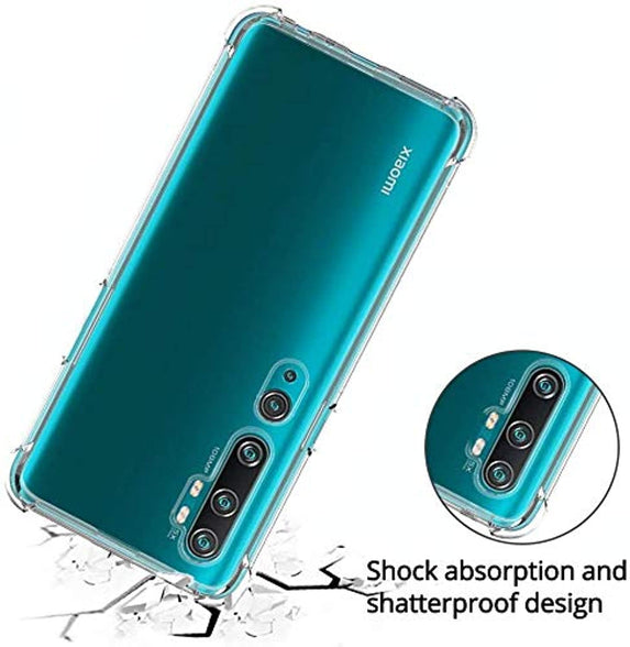 Xiaomi Mi Note 10 / Mi Note 10 Pro/Mi CC9 Pro Case Cover Bumper protection Transparent with Shockproof Slim Back Cover Case for Xiaomi Mi Note 10 / Mi Note 10 Pro/Mi CC9 Pro by Nice.Store.UAE