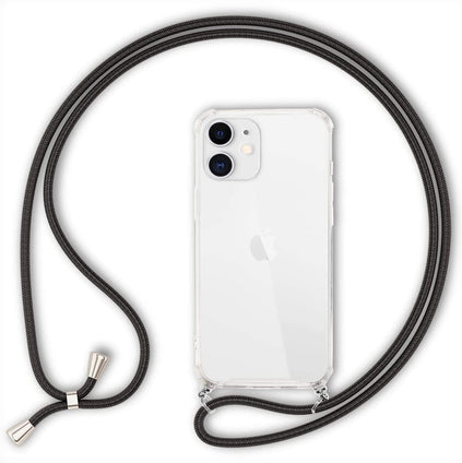 ELECDON- Cases Cover with Lanyard Strap Cord Chain for iPhone 12 Pro Case, Mobile Phone Crossbody Necklace Stylish Hang Holder for iPhone 12/12 Pro Easy to Carry Crossbody Phone Bumper