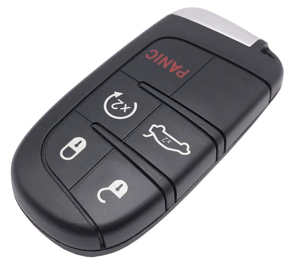 althiqahkey Replacement Keyless Entry Key Fob Cover Case fit for Dodge Charger Challenger Jeep Grand Cherokee Compass Renegade Patriot Grand Comander Chrysler 300 Key Fob