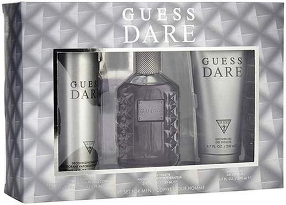 GUESS Dare Eau De Toilette Set For Men, 3 x 100 ml