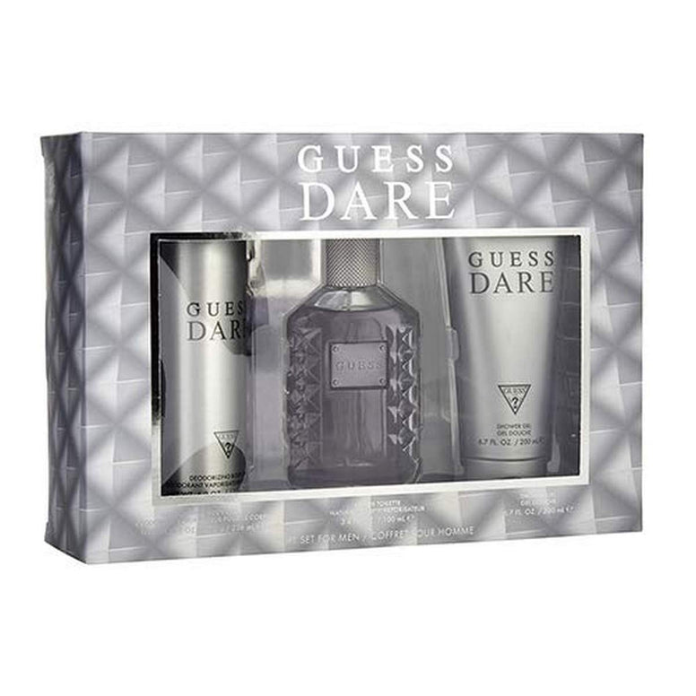 GUESS Dare Eau De Toilette Set For Men, 3 x 100 ml