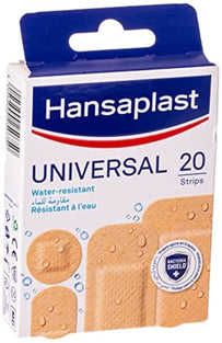 Hansaplast plasters (water-resistant), 20Pcs