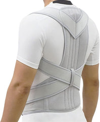 UK+ Upper Back Posture Corrector Neoprene Posture Corrector Scoliosis Back Brace Spine Corset Belt Shoulder Therapy Waist Lumbar Support Poor Posture Correction (M)