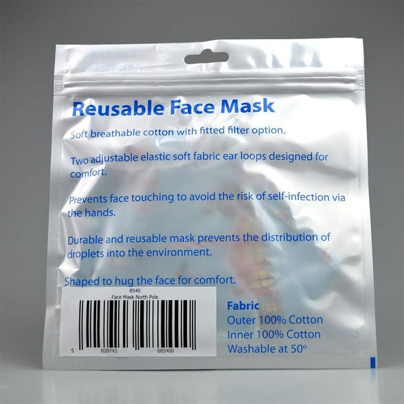 Cello North Pole Xmas Face Mask, 200 g, 2-Count