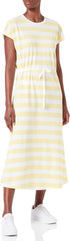 Only Women's Onlmay S/S Midi Stripe Dress Jrs Dress