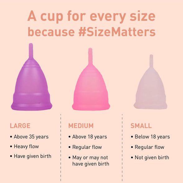 Sirona Pro Reusable Menstrual Cup for Women with Pouch - Mini Intimate Wash & Cup Wash | Wear for 8-10 Hours | FDA Approved | Period Cup Super Soft, Flexible, Made with Medical-Grade Silicone (Medium)