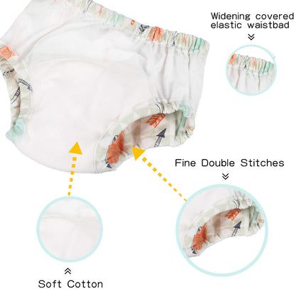 Potty Training Pants Toddler Cotton Training Underwear for Baby Boys-2T