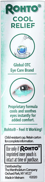 Rohto Cool Redness Relief Eye Drops 0.4 Fl Oz