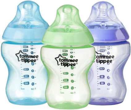 Tommee Tippee Colour My World 3 x 260ml Bottles - Assorted color