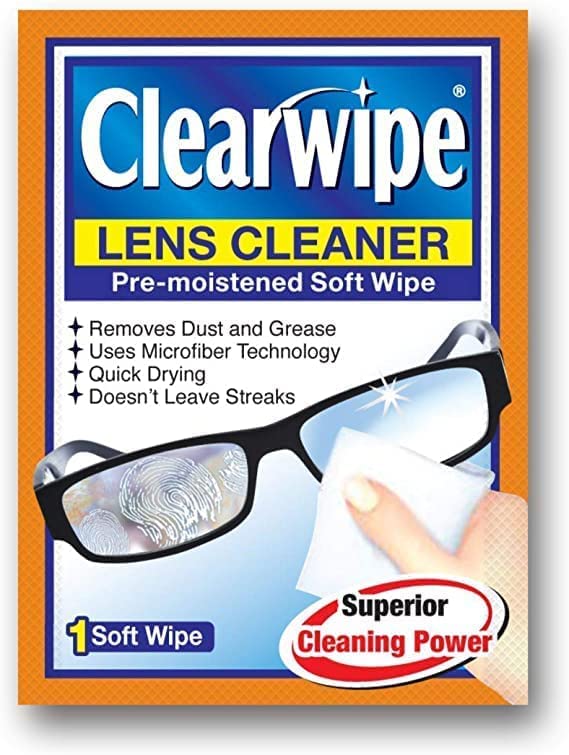 Clearwipe Microfiber Lens Cleaner – 20 soft wipes