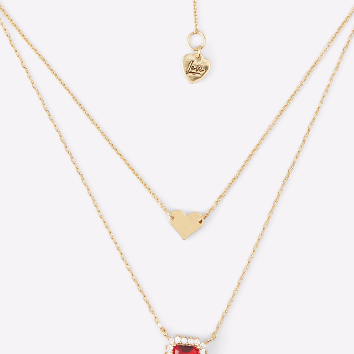 ALDO women necklace 23valaever, red, 23valaever-600, valaever, standard