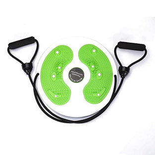 Waist Twister With Cord Pull Waist Wriggling Plate Plastic Magnetic Twist Massage Board Fitness Equipment