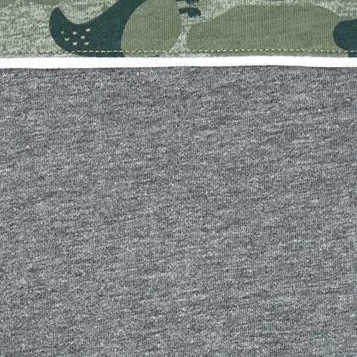The Children's Place Boys' Short Sleeve Camo Raglan T-Shirt And Shorts Set, Black 6-9 Months