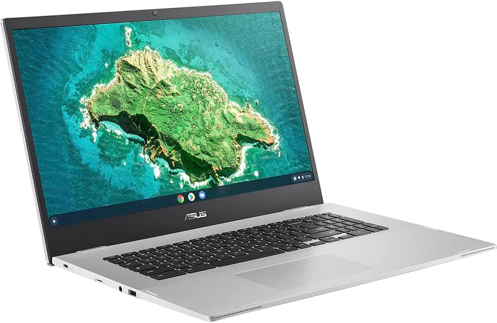 ASUS 17inch Chromebook CX1700CKA 17.3" HD+ Laptop (Intel Pentium N6000, 4GB RAM, 128GB SSD, Chrome OS)