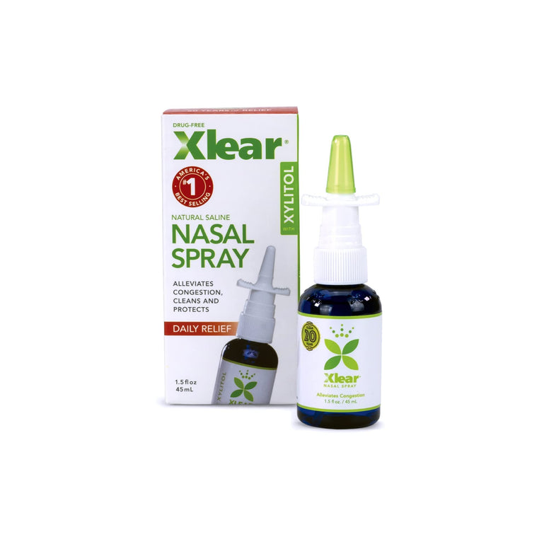 Xlear, Xylitol Saline Nasal Spray, Fast Relief, 1.5 fl oz (45 ml)