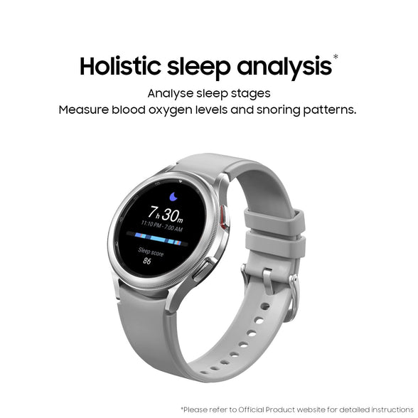 Samsung Galaxy Watch4 Classic Bluetooth(4.6 cm, Black, Compatible with Android Only)