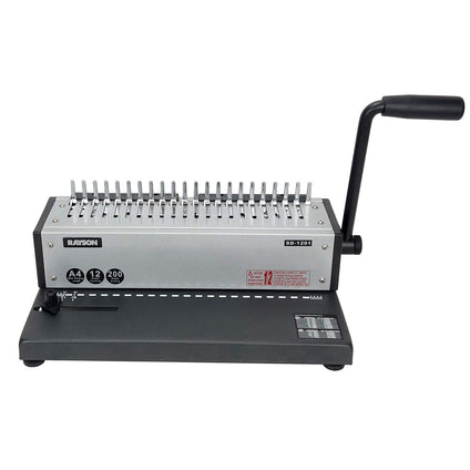 Rayson SD-1201 Comb Binding Machine 21 Hole Comb Ring Book Binding Machine, 200 Sheets Binding capacity & 12 Sheets Punching capacity