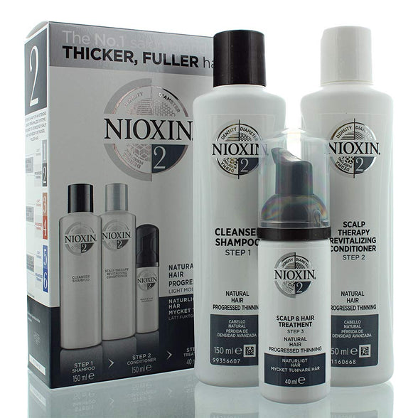 Nioxin System 2 Starter Kit Shampoo, Conditioner & Treatment (Discontinued Version)