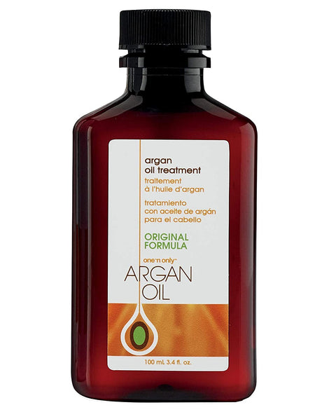 one 'n only Argan Oil Hair Treatment, Helps Smooth and Strengthen Damaged Hair, Eliminates Frizz, Creates Brilliant Shines, Non-Greasy Formula, 3.4 Fl. Oz