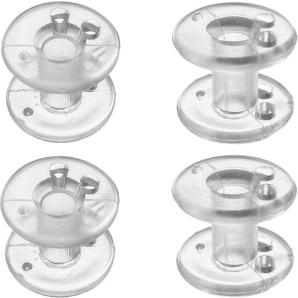 4pcs Pleated Shade Hold Downs Spool Tensioner with Cleats on The Back Window Covering Hardware Cord Retainer Spool for RV Day/Night Shades