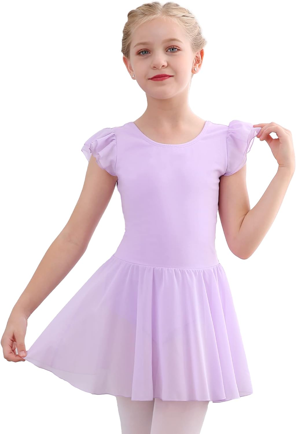 Stelle Girls Ballet Leotards Dance Dress Skirted Toddler Ballet Outfit (Toddler/Little Girl/Big Girl)