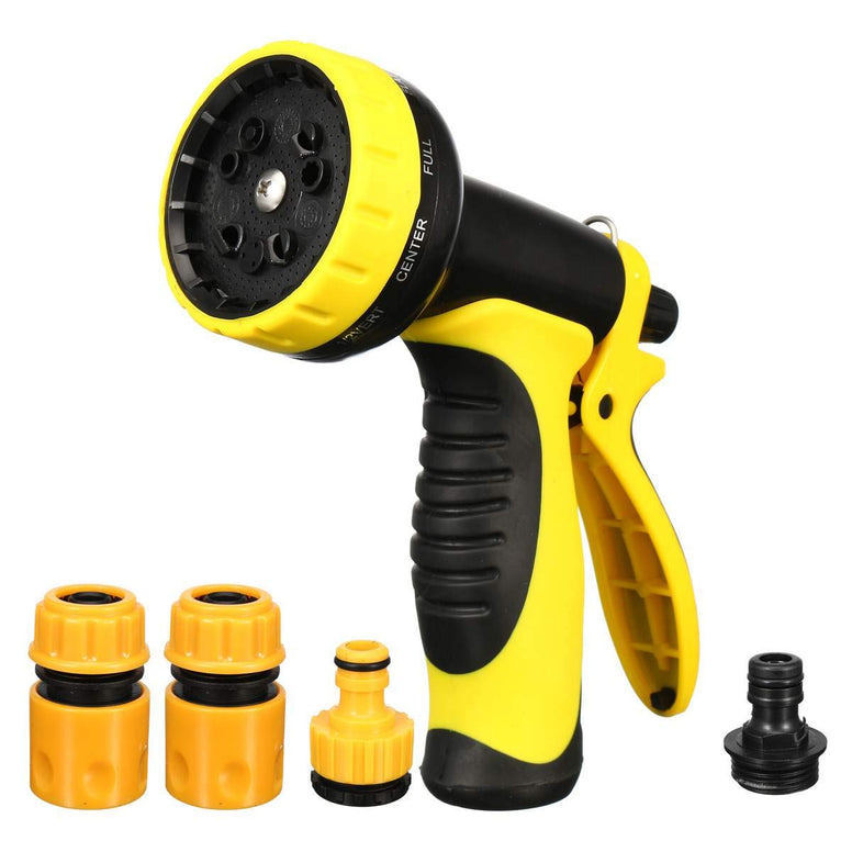 10 Modes Portable High Pressure Car Washer Hose Nozzle Handheld Water Spray Guns Sprinkler Home Car Cleaning Head Garden Tool