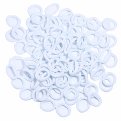 STYKIER Hair Tie Band for Baby Girls, 100 Pieces - White