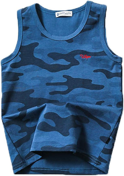 Koupa Boys Camouflage Tank Tops&Shorts Set Kids Clothes Outfits 3-4 Y