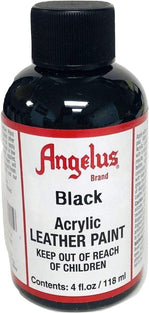 Angelus Leather Paint 4 Oz Black (Limited Edition)