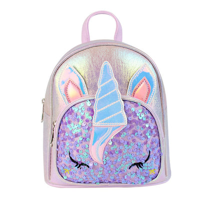 TOMVAES Unicorn Backpack for Girls, Girls Mini Backpack for Kids,School Backpack Preschool Kindergarten Unicorn Toddler BookBag