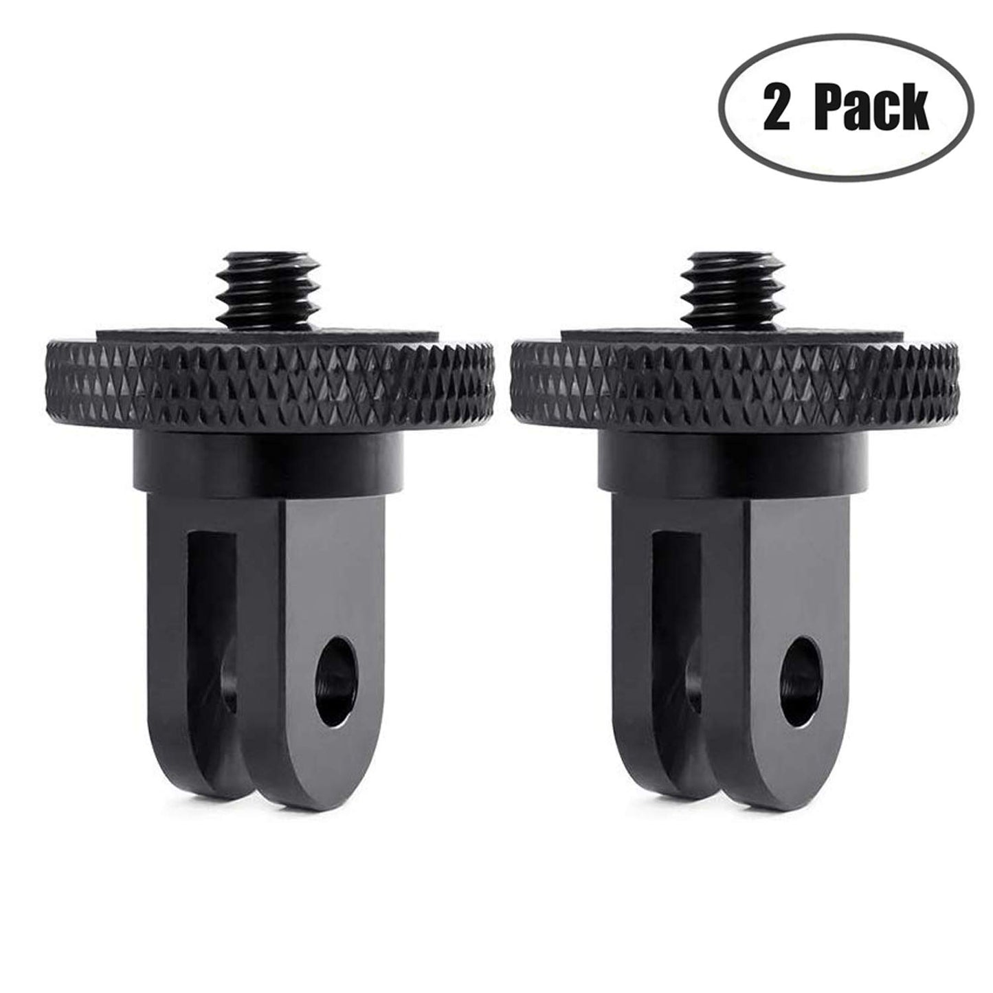 Camera Tripod Mount for Gopro Adapter, 2Pcs 1/4-20 Screw Conversion Adapter for GoPro Hero10, Insta360 ONE X3, X2, Go 2, Xiaomi Yi and Other Action Cameras